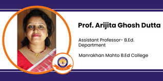 Manrakhan Mahto B.Ed College, Assistant Professor- B.Ed. Department: Prof. Arijita Ghosh Dutta Interview